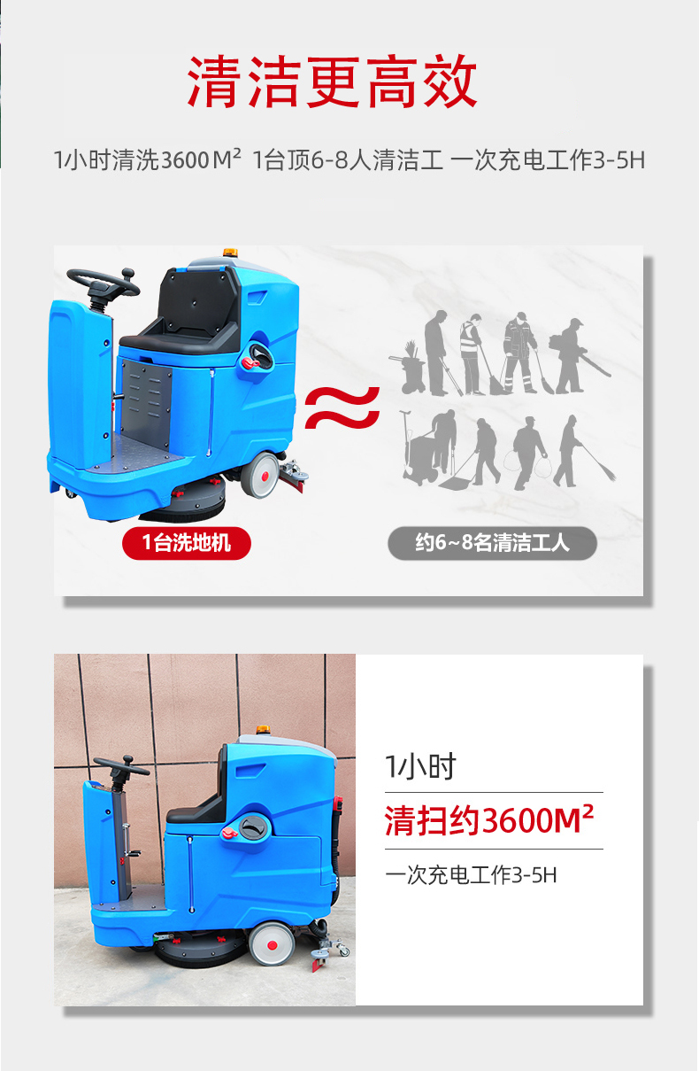 四川驾驶式洗地机更适合用在高铁站